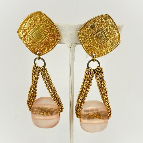 Vintage runway earrings - vintage,