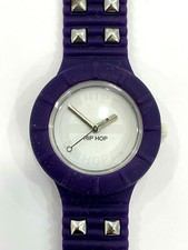 Orologio Hip-Hop Solo Tempo Donna  HWU0290  Viola borchiato
