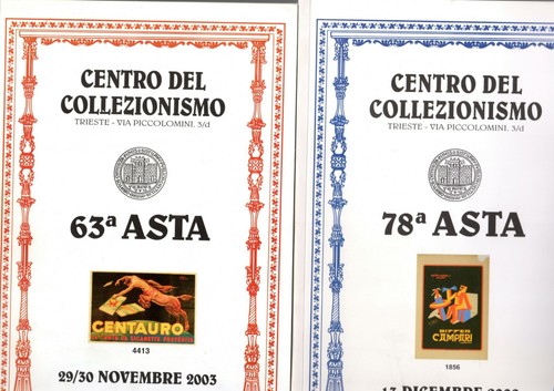 Cataloghi asta di - d'asta,