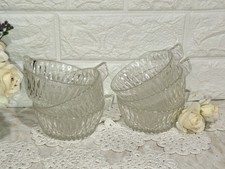 SET SEI  COPPETTE VETRO VETRO