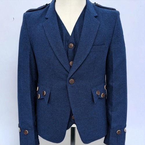 Giacca kilt uomo scozzese - , blu