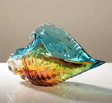 Grande scultura conchiglia di