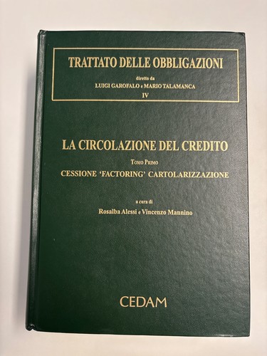 Trattato diritto obbligazioni - trattato,