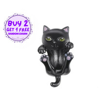 Ciondolo gatto nero con