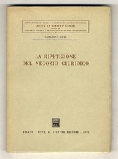 La ripetizione del negozio giuridico.
