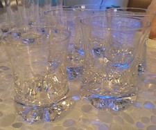SET 4 BICCHIERI VETRO ACQUA
