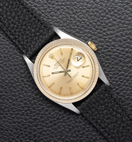 Rolex datejust 1601 champagne - rolex,