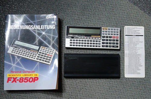 Casio fx 850p - ⭐⭐⭐, fx-850p