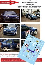 DECALS 1/43 REF 0012 RENAULT