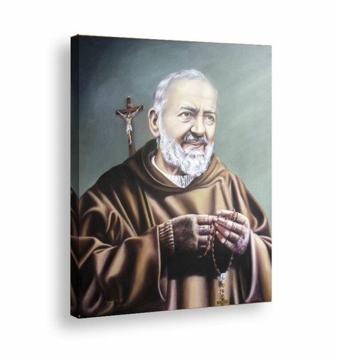 Padre pio tela - pio, quadro
