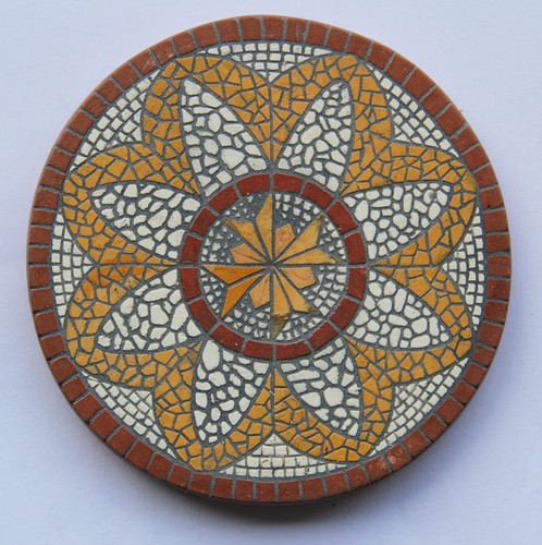 Mosaico circolare pavimento - da,