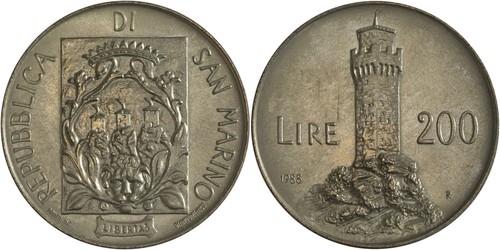 San marino 200 lire - marino:,