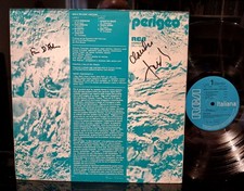 PERIGEO NON È POI COSI LONTANO-LP 1976-AUTOGRAFI CLAUDIO FASOLI FRANCO D'ANDREA