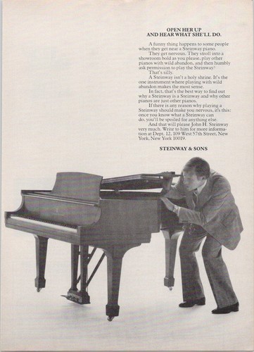 Pianoforte pubblicitario