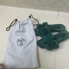 Hermes Oran Shearing Slippers