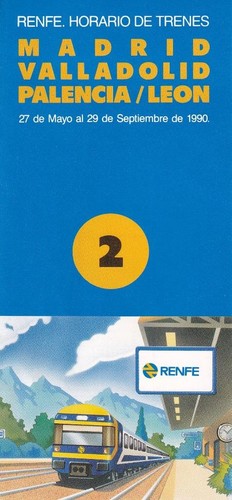 1990 renfe spagna - spagna, ferrovia