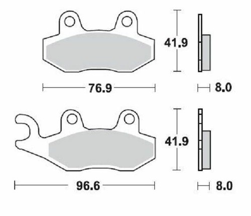 Braking pastiglie freno ant - freno,