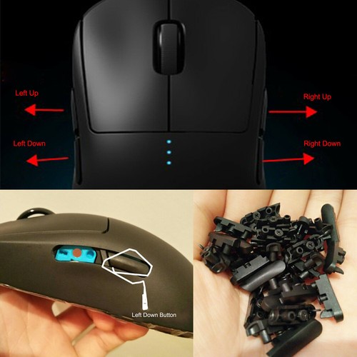 Replacement gaming mouse side
