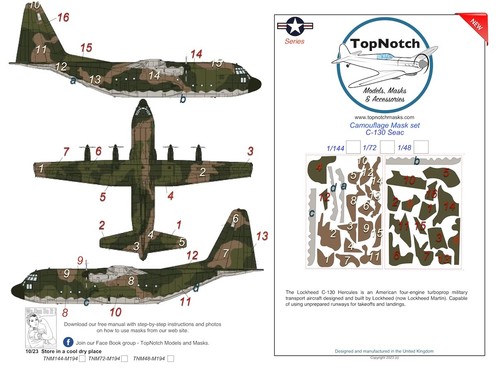 Topnotch 130 seac - c-130, set