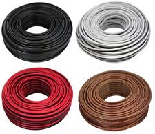 100 M 2x 0,75 MM ² Cavo Altoparlante Rotolo di Auto Car Hifi Home Cinema