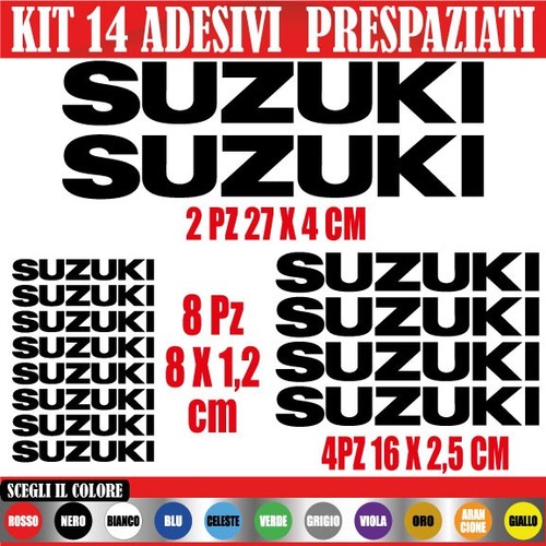 Kit adesivi suzuki - suzuki, (replica)