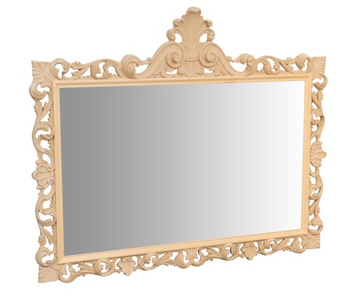 Specchiera parete legno - specchiera,