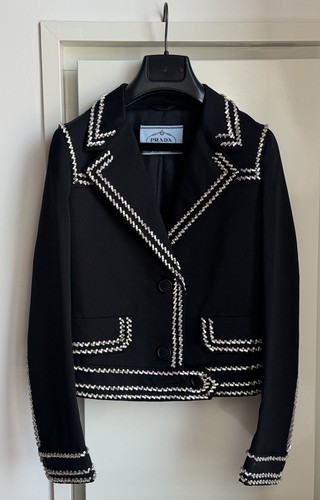 Blazer donna prada blu - blazer,