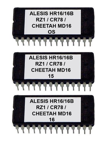 Alesis hr16 hr16b soundchip - alesis, /