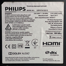 RICAMBI PER TV PHILIPS 32PHT4132/12