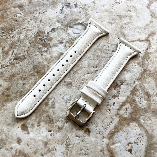 Bianco sottile elegante - elegante, pelle