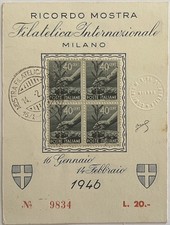 Italia 1946 ricordo mostra - -,