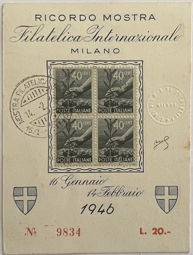 Italia 1946 ricordo mostra - 1946,