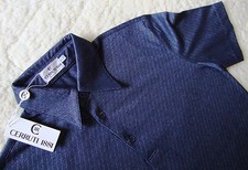 POLO SHIRT  slimfit vintage 90's CERRUTI 1881 tg.50-M Made in Italy  NEW! RARE 