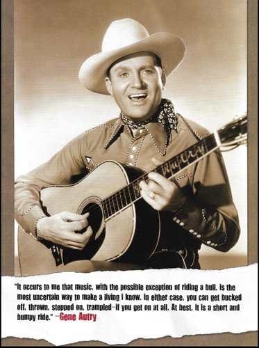 Chitarra acustica gene autry - acustica,
