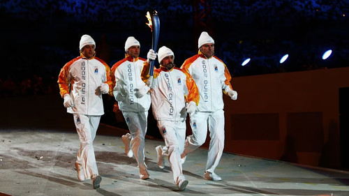Fiaccola olimpica dei - la,