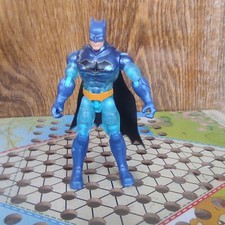 Spin Master DC Comics BATMAN 1a edizione action figure blu chiaro 4"old #D04