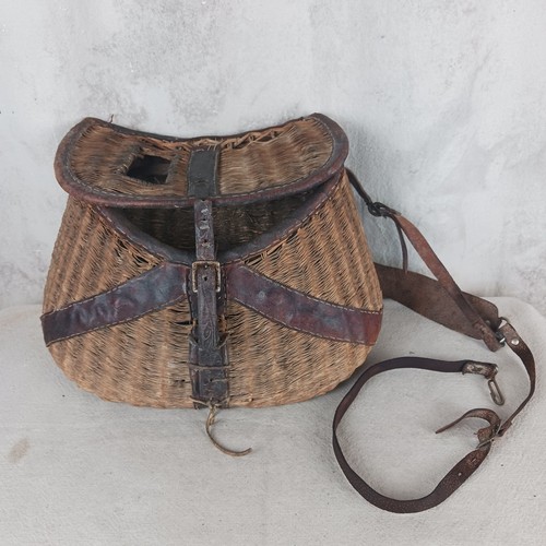 Creel antico vimini - creel, pelle