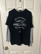 Rara camicia vintage West Coast Choppers a strati manica lunga