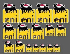 Set 16 Adesivi Agip ENI Logo
