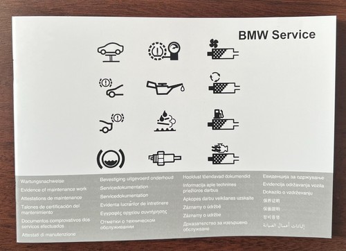 Bmw service book - bmw,