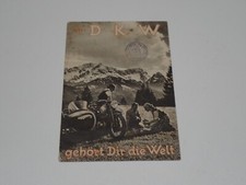 DKW RT 250 KM 200 SB 350 SB 500 MOTOCICLETTA BROCHURE DEPLIANT PROSPEKT (X31)