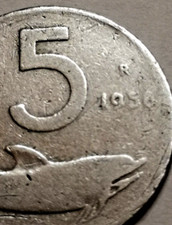 Moneta da 5 Lire 1956