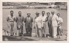 * PORTOSCUSO - Fotocartolina Angioni - Gruppo in barca