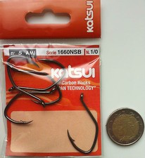 AMI TRAINA CON IL VIVO KATSUI IN CARBONIO NUM. 1/0 - 1660NSB CONFEZIONE DA 5 AMI