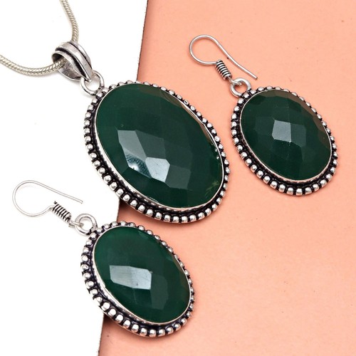 Set pendenti onice verde