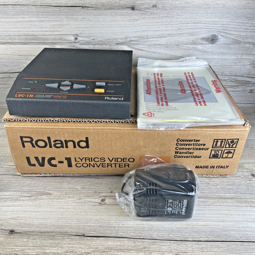 Roland lvc lyrics video - lvc-1,
