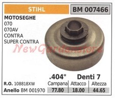 Pignone campana frizione