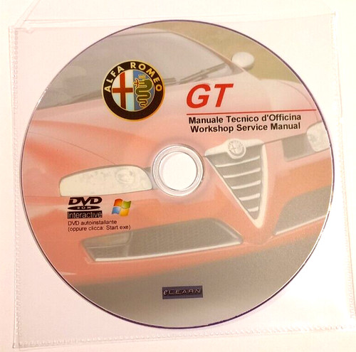 Dvd manuale officina alfa - dvd,