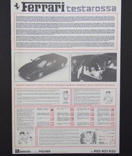 Pocher 1:8 istruzioni Ferarri