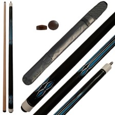 Stecca Pool JOLLY CIELO S23 2 pezzi lunghezza 145 cm cuoio 13 mm con foderino